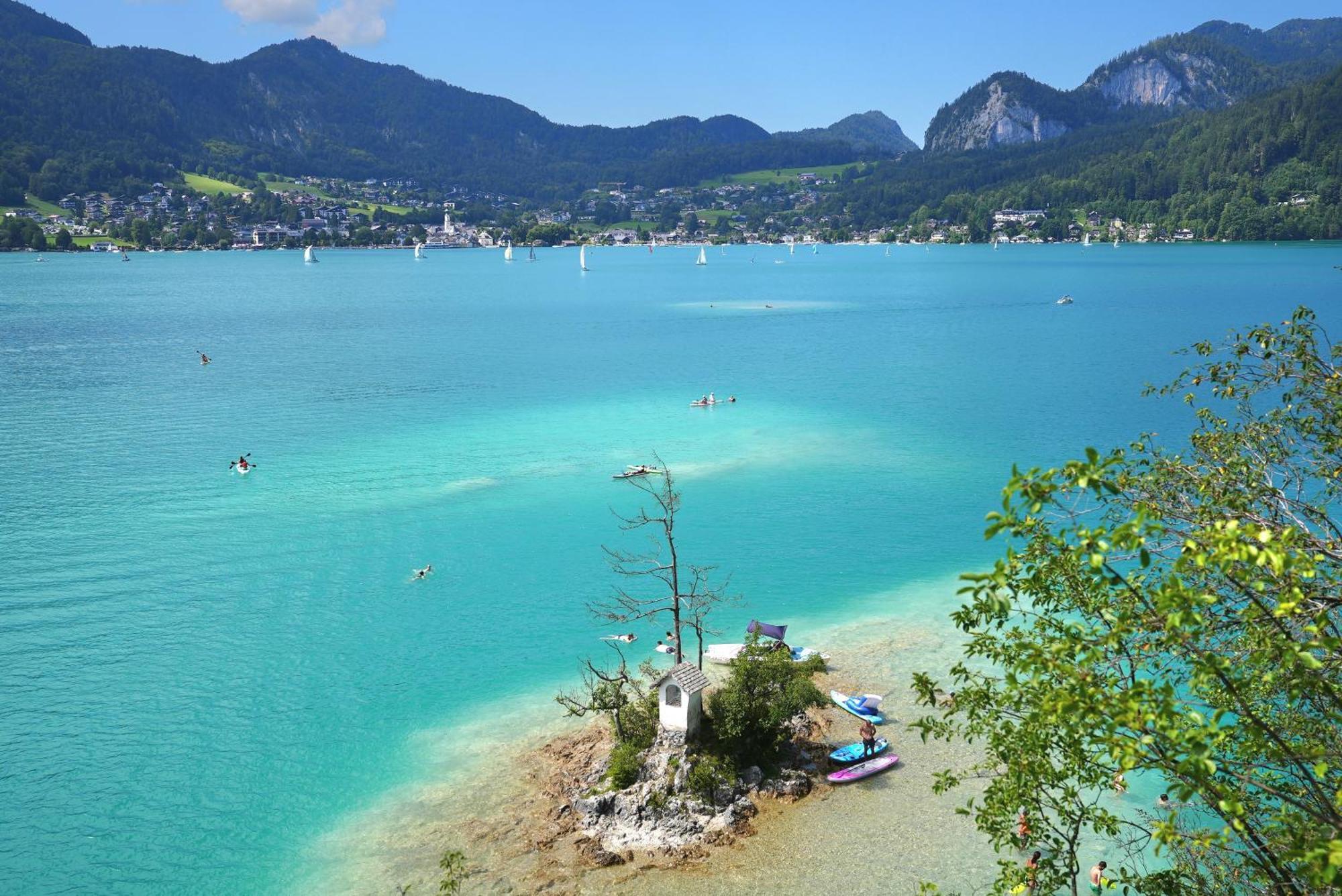 Bergblick 411 Am Wolfgangsee Strobl Exteriér fotografie